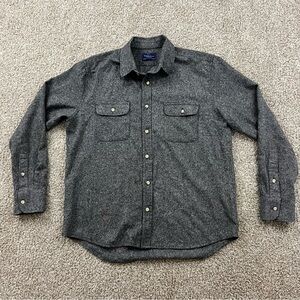 Wool & Prince Wool Button Down Shirt men's L